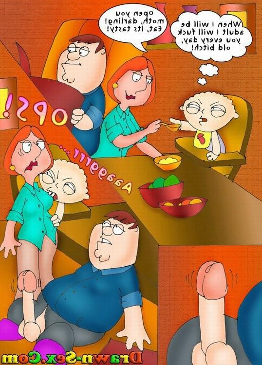 16P Family guy fucking his wife and all the family fucking hard