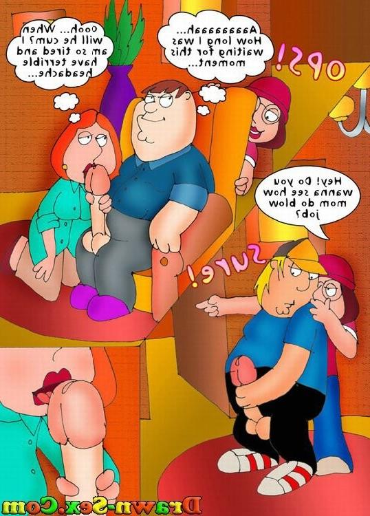 16P Family guy fucking his wife and all the family fucking hard