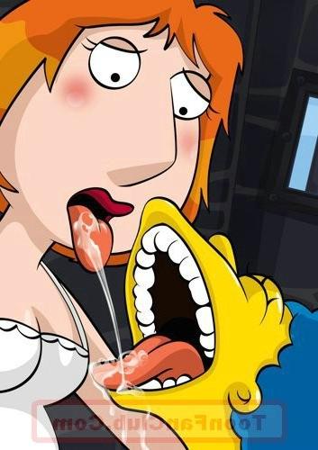 9P Marge Simpson and Lois Griffin porn pics