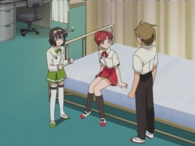 16P Extremely hot threesome anime fuck with cute gal banged and lick