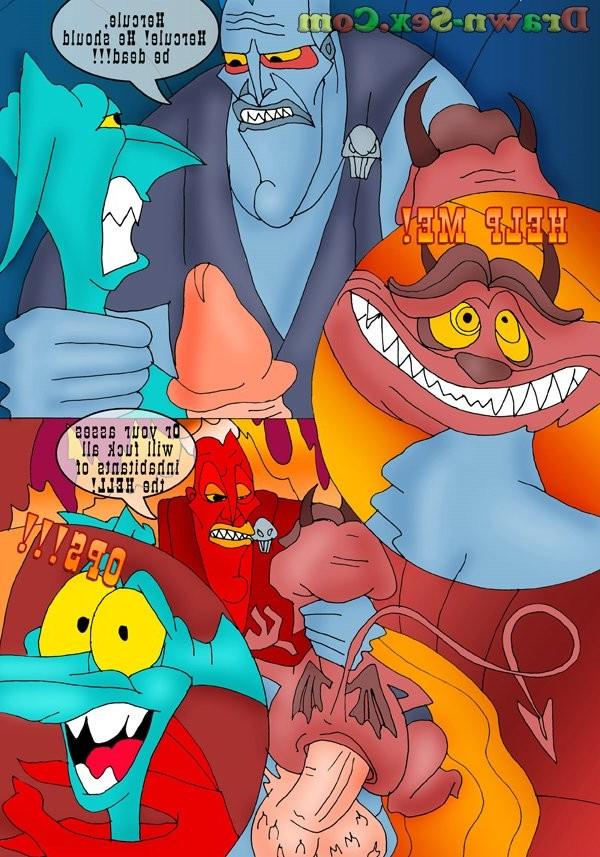 10P Hercules and his friends cartoons!