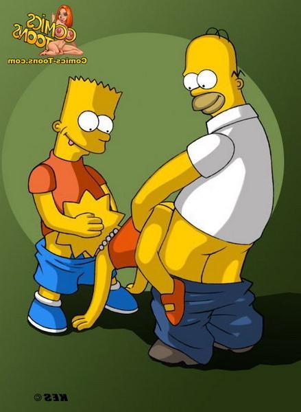 10P Simpsons porn action
