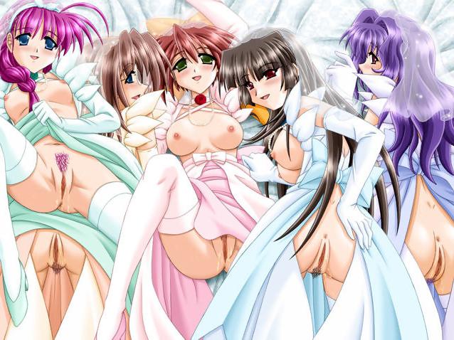 12P Hentai girls &amp;amp; fays serve massive dicks