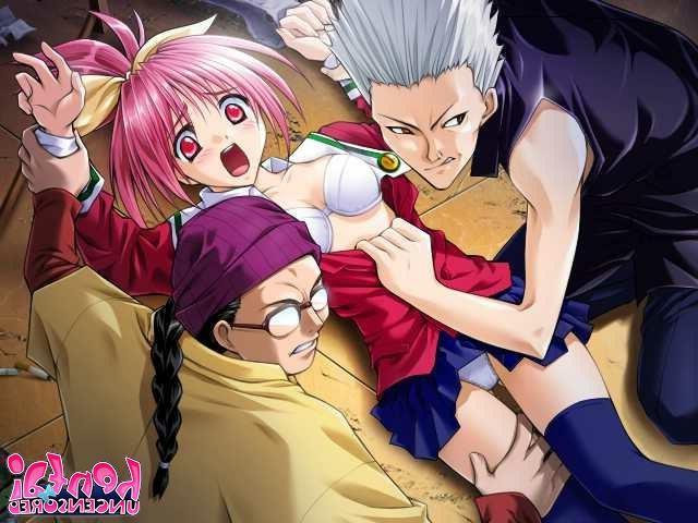 15P Pink haired anime girl getting used