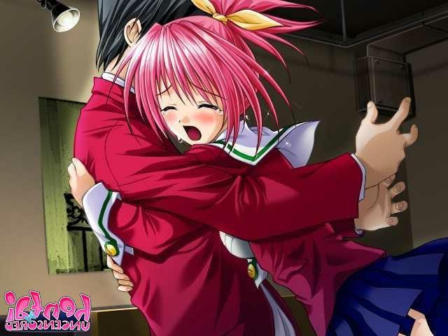 15P Pink haired anime girl getting used
