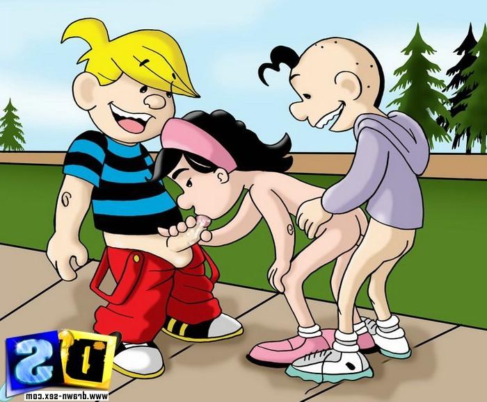 11P Dennis The Sexual Menace cartoons