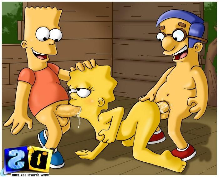 14P Simpsons busted banging cartoons