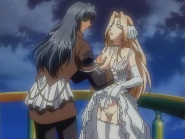 16P Dirty anime with chick forced to jump pecker