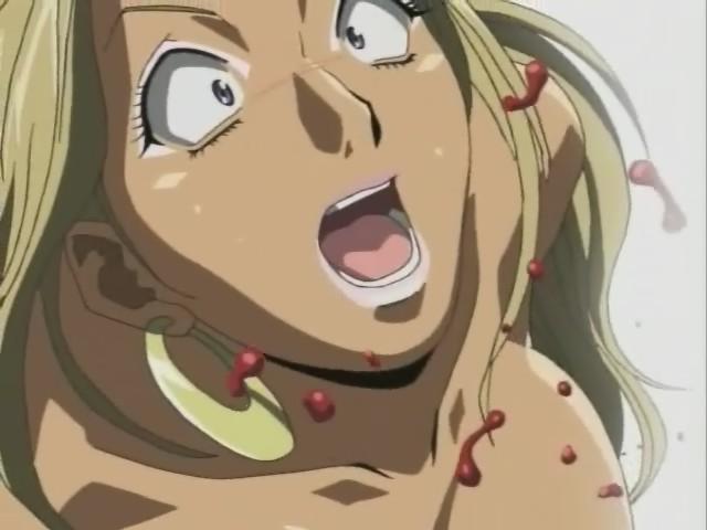 16P Dirty anime with chick forced to jump pecker