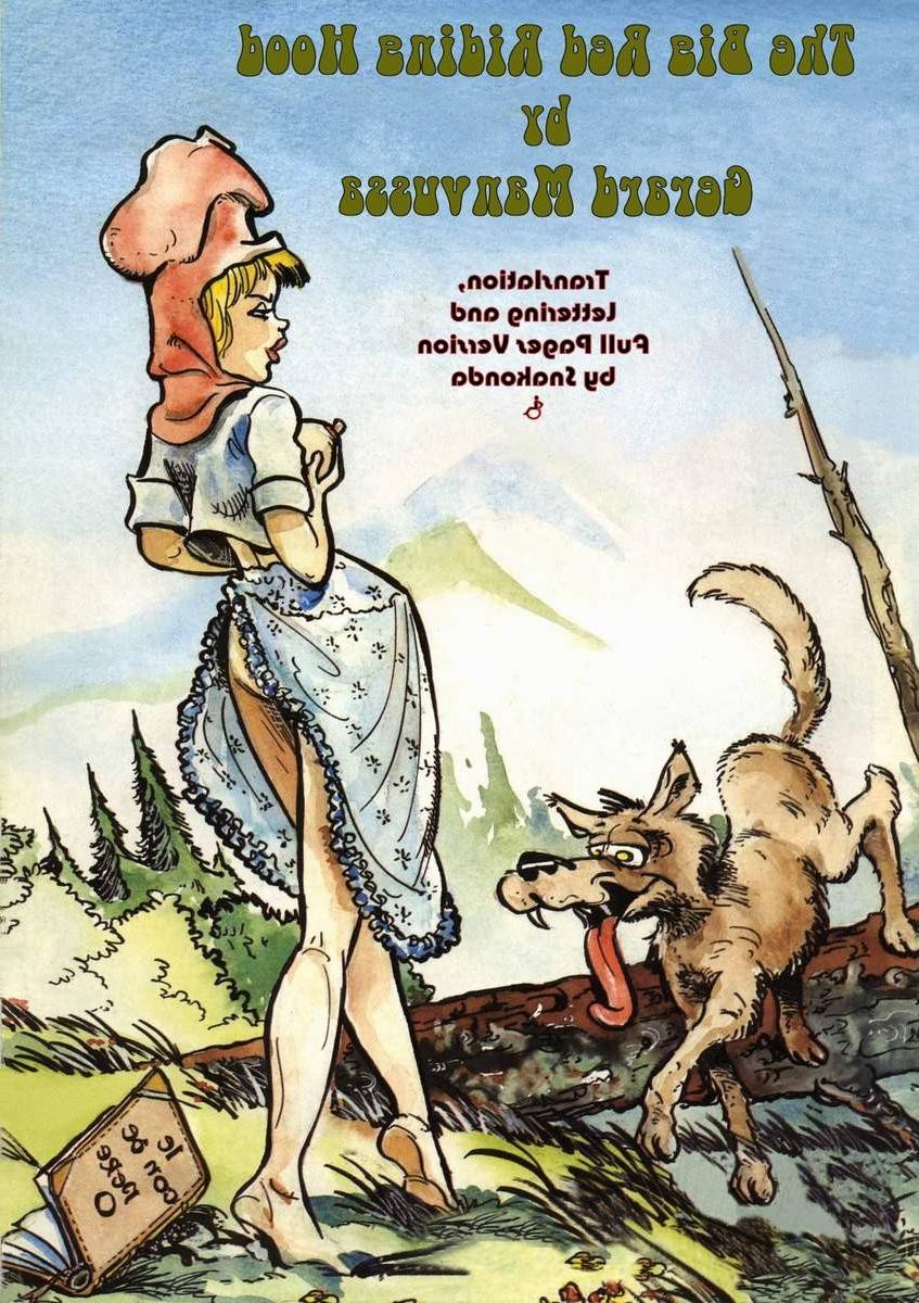 9P Porn comics of the big red riding hood and wolf adventure