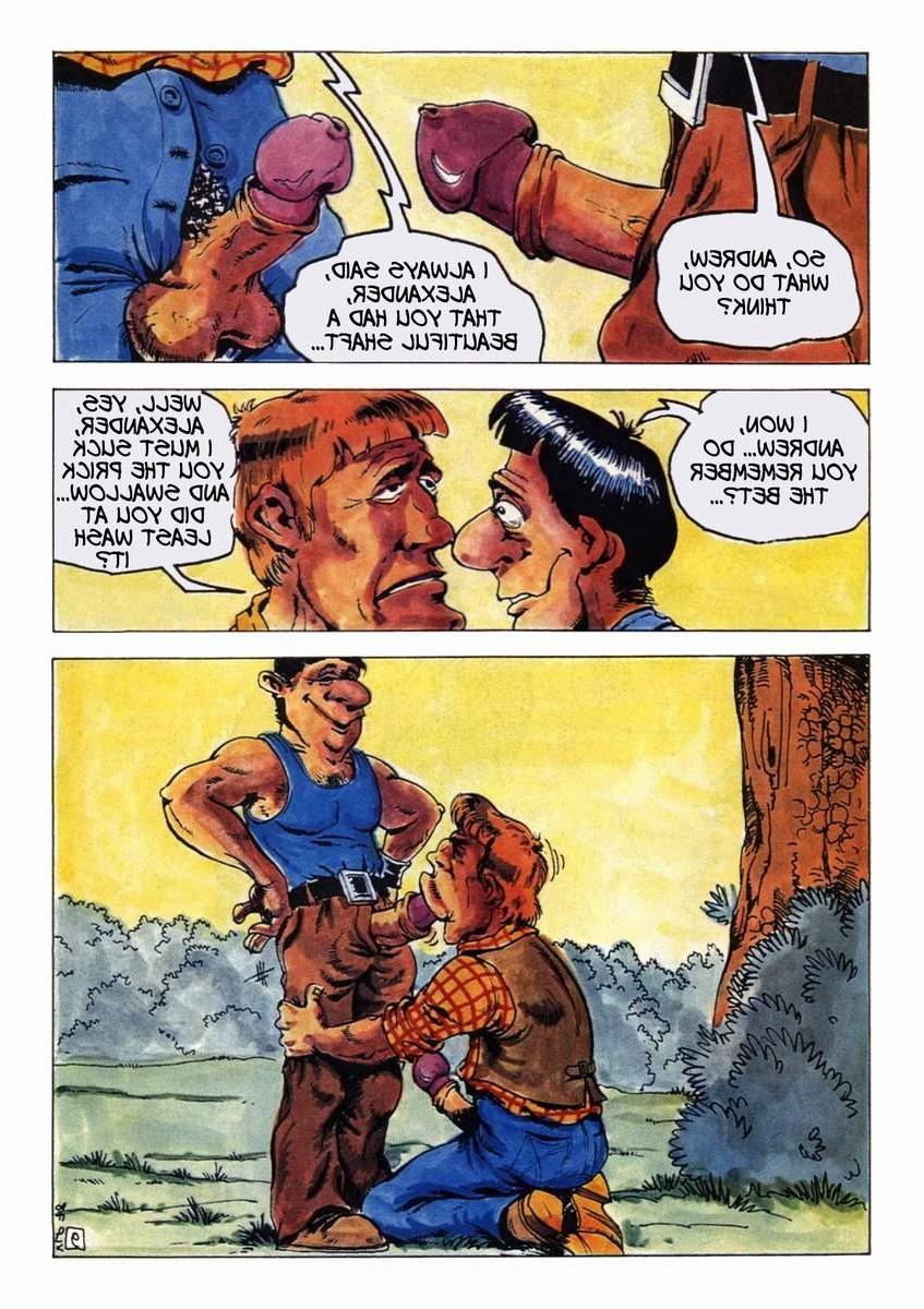 9P Porn comics of the big red riding hood and wolf adventure