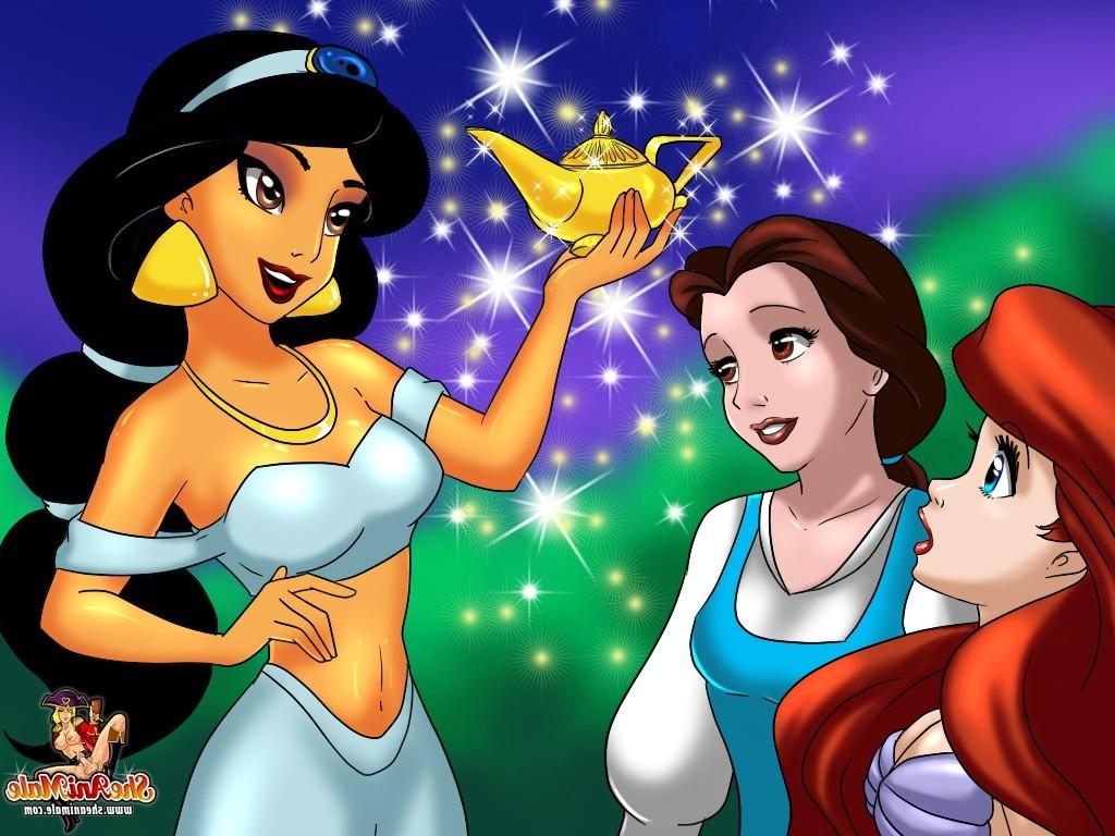 12P Girls turn shemale to fuck Aladdin
