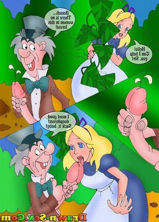16P Horny Alice in wonderland where all the dicks are hard