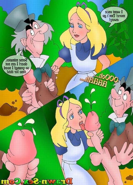 16P Horny Alice in wonderland where all the dicks are hard