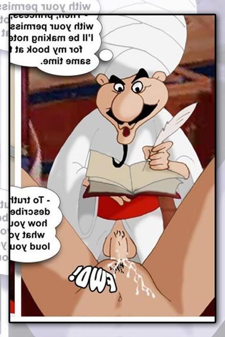12P Virgin Princess Jasmine gets hardly slammed by Iago