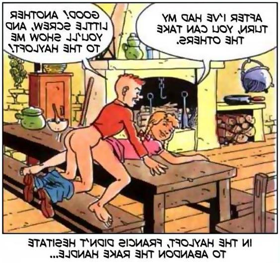 12P Comics of titi frecoteur fucking two sisters and father outraged