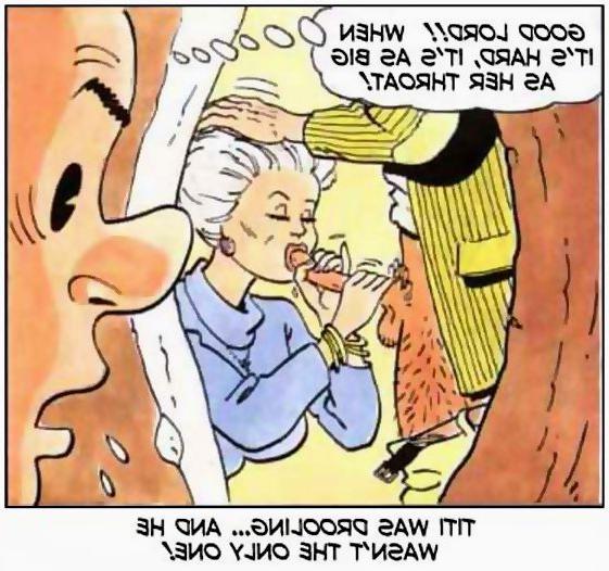 12P Porn comics of titi frecoteur fucking with old lady