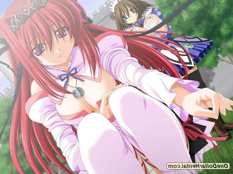 12P Anime girl with huge tits gets attention