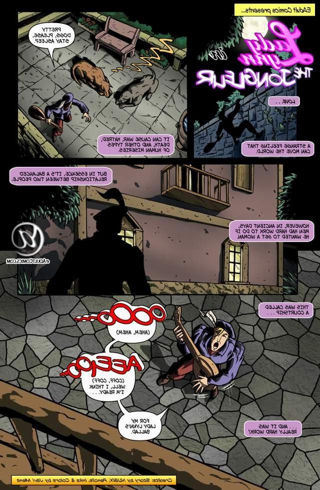 6P Porn anime comics of lady Lynn and jongleur