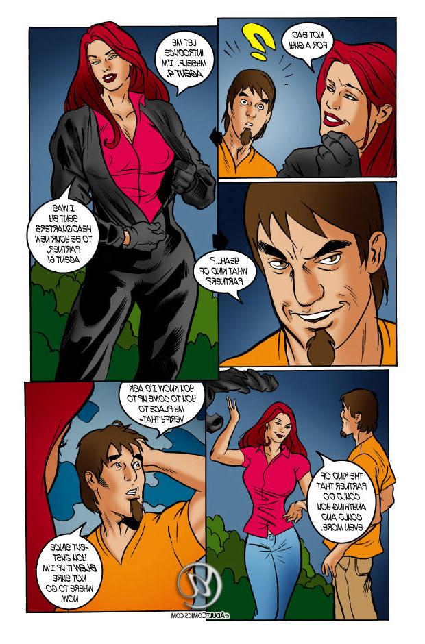 12P Porn comics of two agents hold on investigation case big dicky