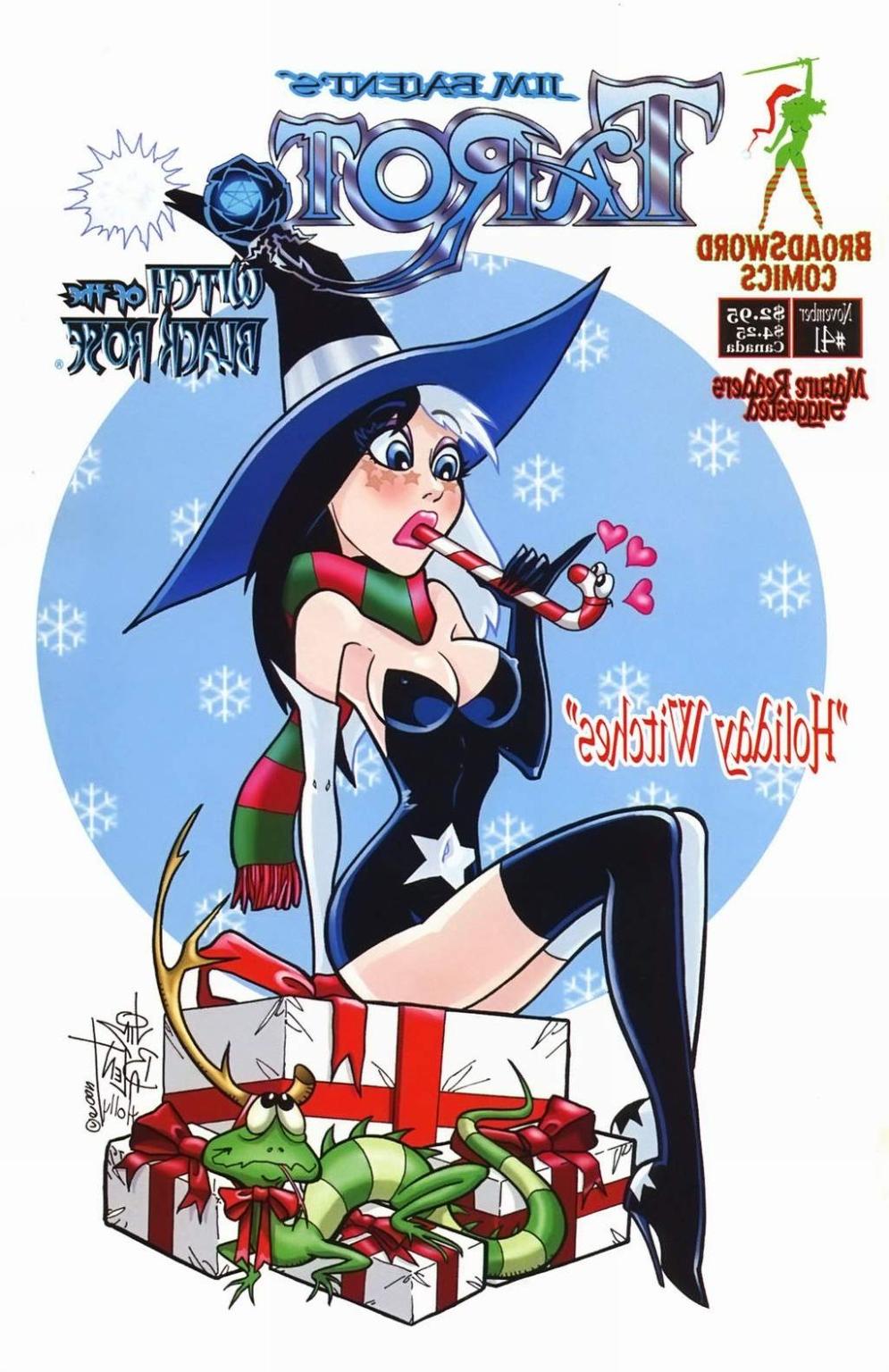 9P Anime comics of party bewitched naked in snowbank