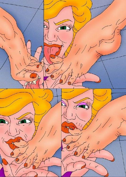 16P Sex shopping with feet fetish comics and some fucking