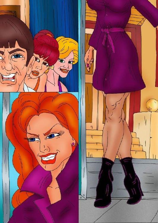 16P Sex shopping with feet fetish comics and some fucking