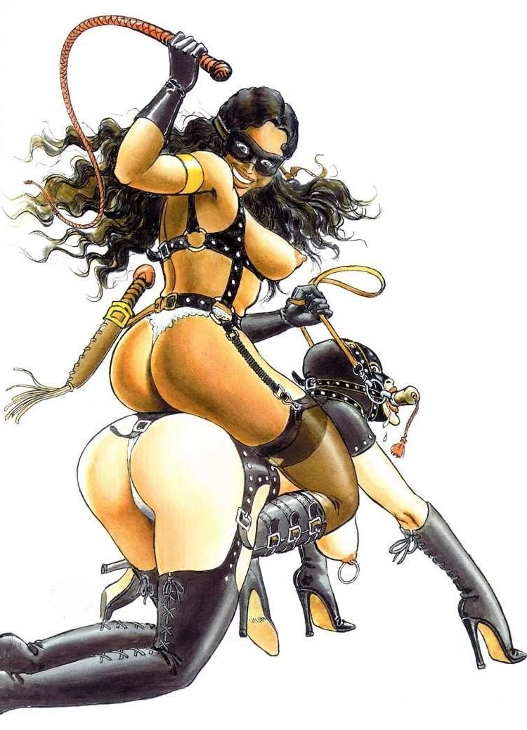 15P evil painful erotic female fetish sex artwork