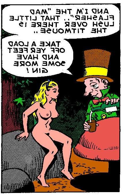9P Anime adult comics of Alices adventure in wonderland