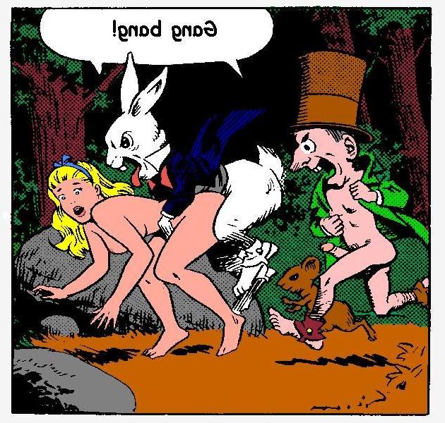 9P Anime adult comics of Alices adventure in wonderland