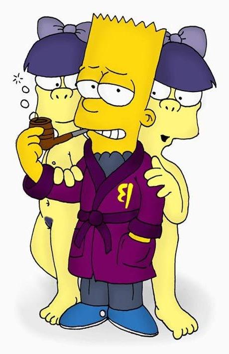 12P Hot and fantastic Marge was bombed by Bart Simpson