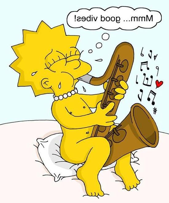 12P Hot and fantastic Marge was bombed by Bart Simpson