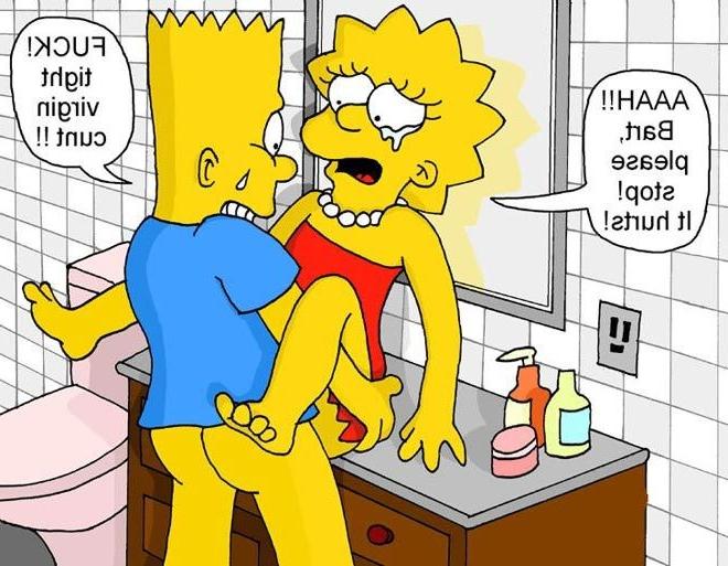 12P Hot and fantastic Marge was bombed by Bart Simpson
