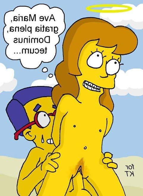 12P Hot and fantastic Marge was bombed by Bart Simpson