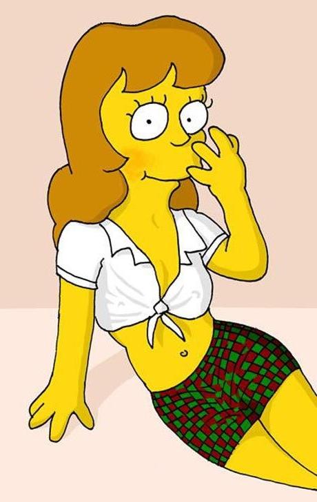 12P Hot and fantastic Marge was bombed by Bart Simpson