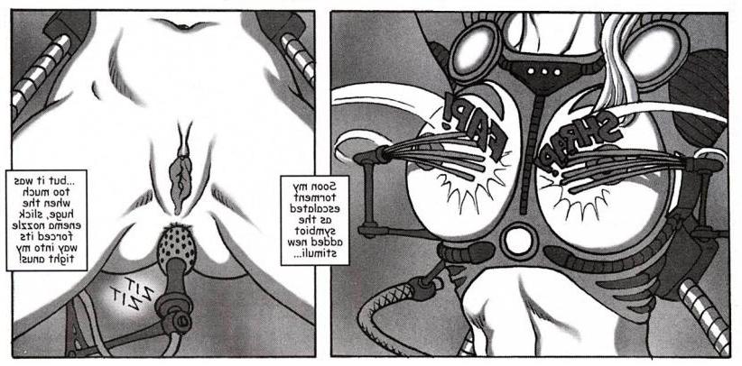 15P bizarre fantasy sexual bondage fetish with blonde