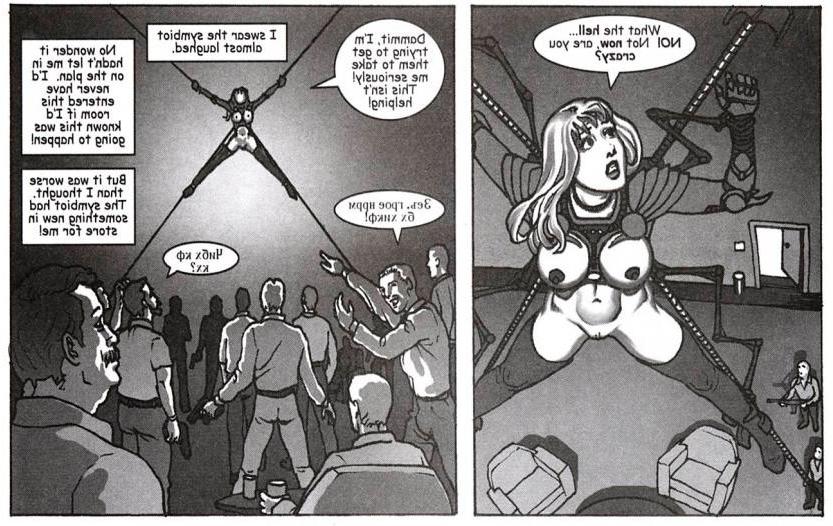 15P bizarre fantasy sexual bondage fetish with blonde