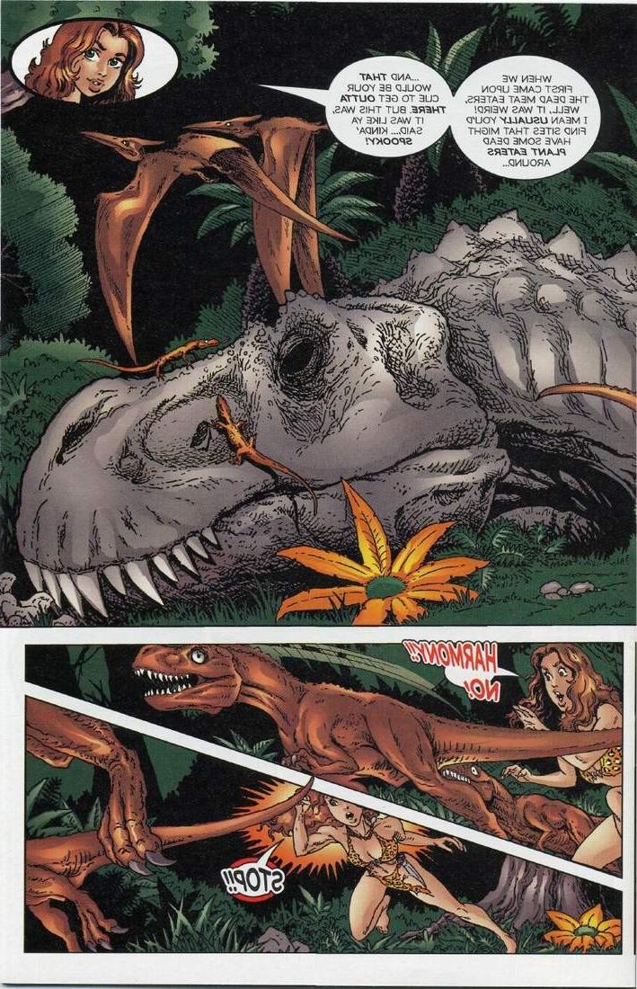 12P Anime comic of adventures cave woman and jungle girl