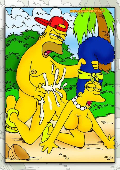 12P Lisa Simpson getting caught and swallowing cumshot 