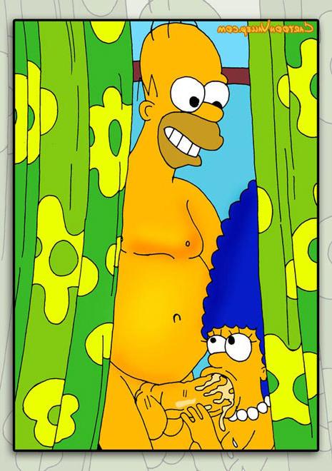 12P Lisa Simpson getting caught and swallowing cumshot 