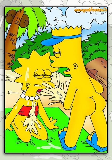 12P Lisa Simpson getting caught and swallowing cumshot 