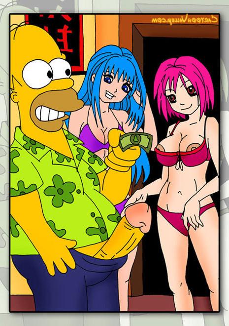 12P Lisa Simpson getting caught and swallowing cumshot 
