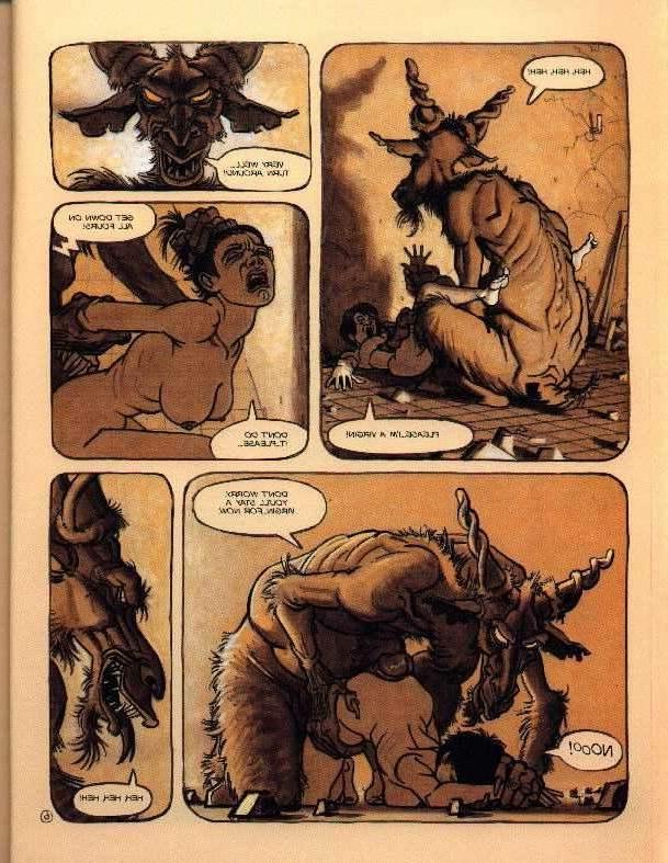 15P evil horny demons with a giant cock uses nuns