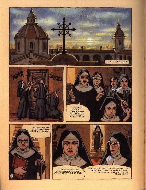 15P evil horny demons with a giant cock uses nuns