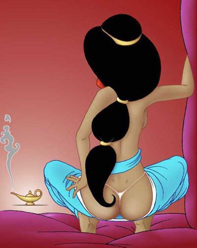 12P Virgin and small Princess Jasmine shows striptease