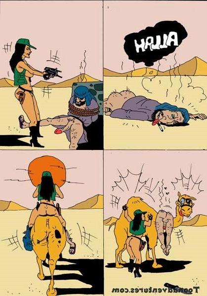 16P Sexy commando gets fucked on her mission and more sexy toons