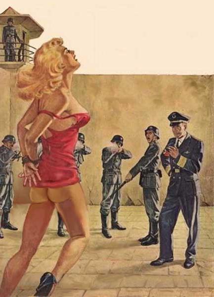 15P bizarre and painful nazi bondage drawing and art