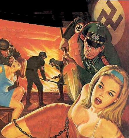15P bizarre and painful nazi bondage drawing and art