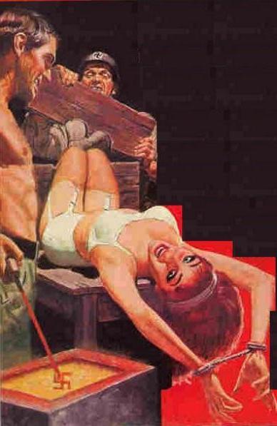 15P bizarre and painful nazi bondage drawing and art