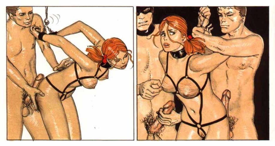 15P bizarre sexual bondage with rope tied women fetish